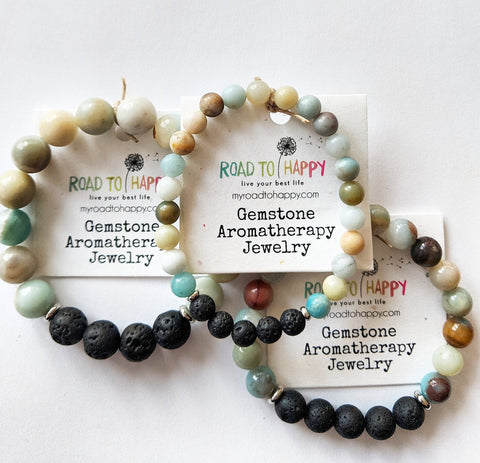 Aromatherapy Gemstone Bracelets