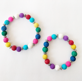 Colorful Rainbow Aromatherapy Bracelet