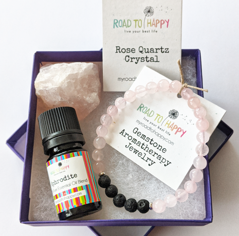 Aromatherapy Bracelet & Oil Gift Set