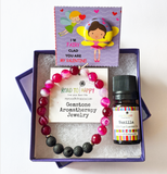 Aromatherapy Bracelet & Oil Gift Set
