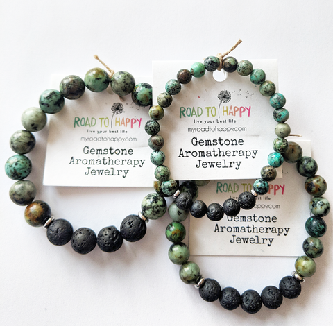 Aromatherapy Bracelet - African Turquoise