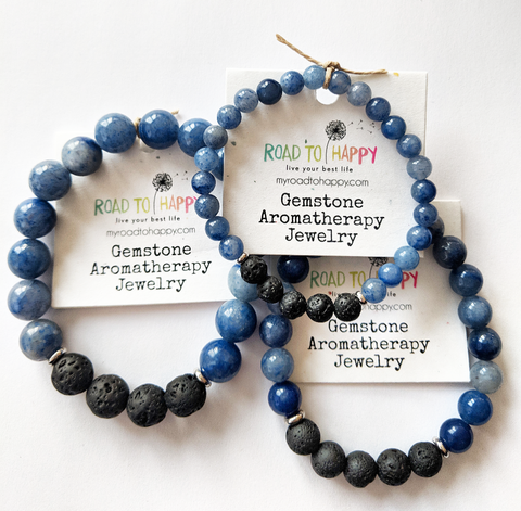 Aromatherapy Bracelet - Blue Aventurine
