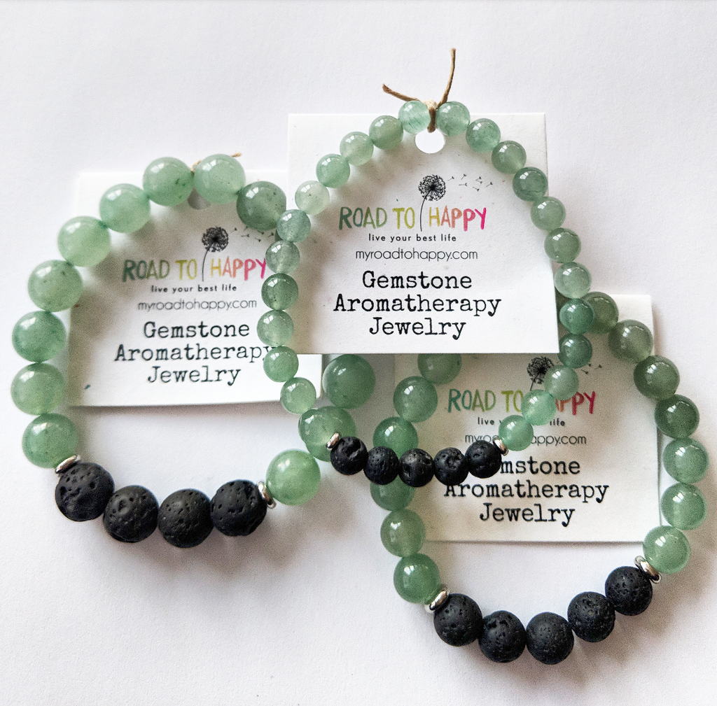 Aromatherapy Bracelet - Green Aventurine