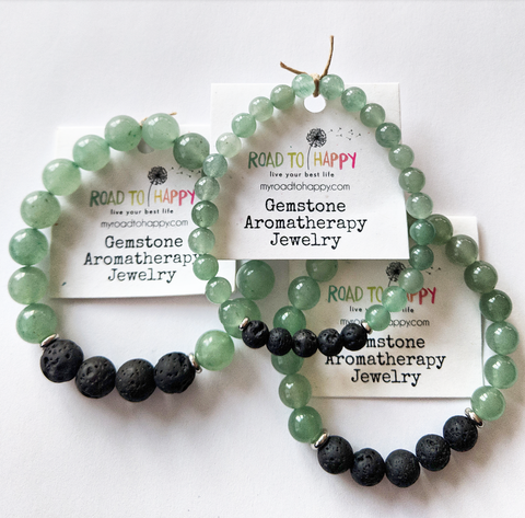 Aromatherapy Bracelet - Green Aventurine
