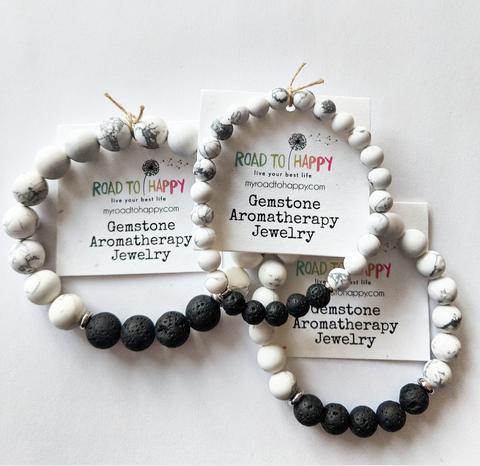 Aromatherapy Bracelet - Howlite