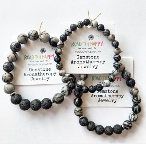 Aromatherapy Bracelet - Picasso Jasper