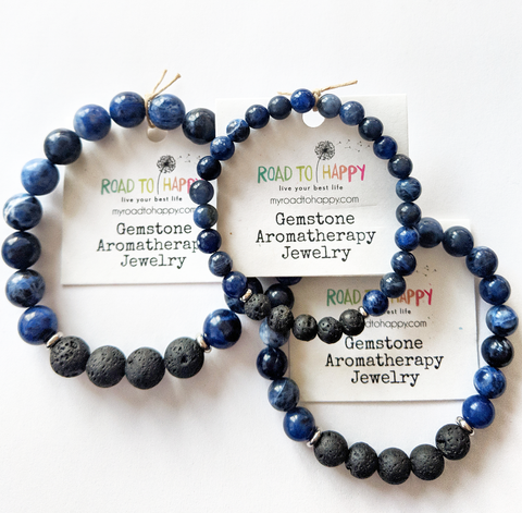 Aromatherapy Bracelet - Sodalite